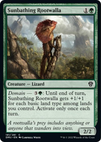 Sunbathing Rootwalla (DMU) #181 Common Dominaria United Magic: The Gathering: 2022