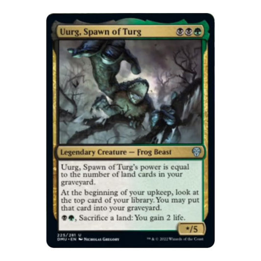 Uurg, Spawn of Turg (DMU) #225 Uncommon (Lightly Played) Dominaria United Magic: The Gathering: 2022