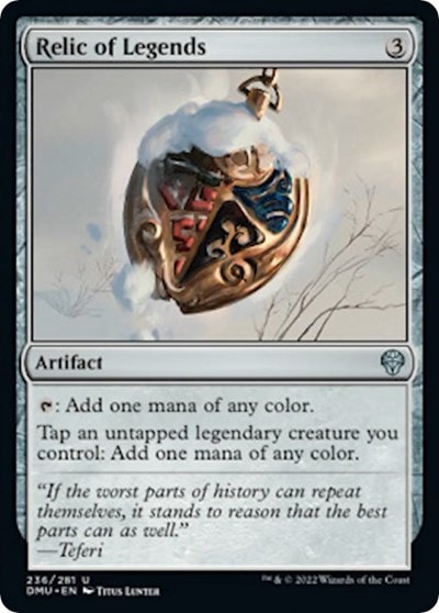 Relic of Legends (DMU) #236 Uncommon (Lightly Played) Dominaria United Magic: The Gathering: 2022