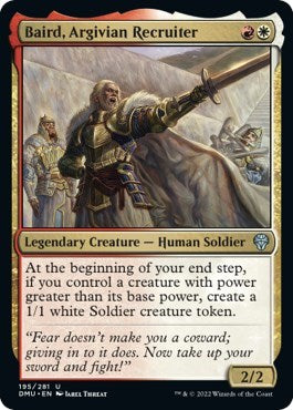 Baird Argivian Recruiter (DMU) #195 Uncommon (Lightly Played) Dominaria United Magic: The Gathering: 2022