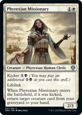 Phyrexian Missionary (DMU) #27 Uncommon (Lightly Played) Dominaria United Magic: The Gathering: 2022