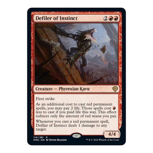 Defiler of Instinct (DMU) #119 Rare (Lightly Played) Dominaria United Magic: The Gathering: 2022