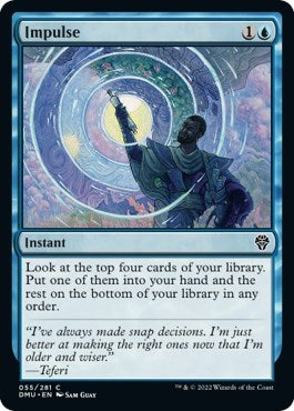 2022 Magic: Dominaria United (DMU) - Impulse (#55, Common)