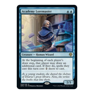 Academy Loremaster (DMU) #40 Rare Dominaria United Magic: The Gathering: 2022