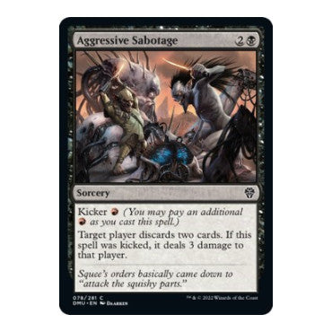 Aggressive Sabotage (DMU) #78 Common Dominaria United Magic: The Gathering: 2022