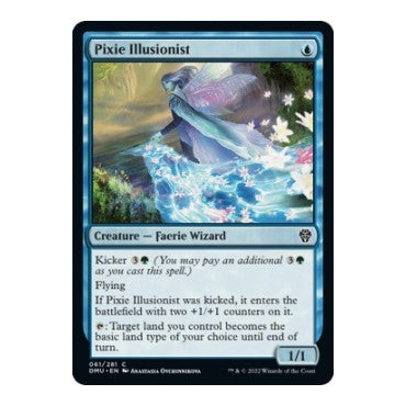 Pixie Illusionist (DMU) #61 Common (Lightly Played) Dominaria United Magic: The Gathering: 2022
