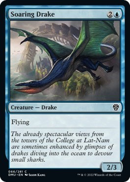 Soaring Drake (DMU) #66 Common Dominaria United Magic: The Gathering: 2022