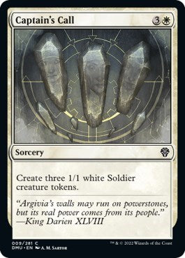Captains Call (DMU) #9 Common Dominaria United Magic: The Gathering: 2022