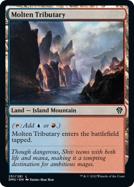 Molten Tributary (DMU) #251 Land (Lightly Played) Dominaria United Magic: 2022