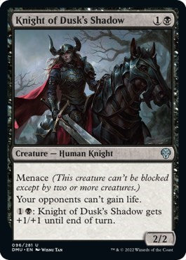 2022 Magic: Dominaria United (DMU) - Knight of Dusks Shadow (#96, Uncommon)