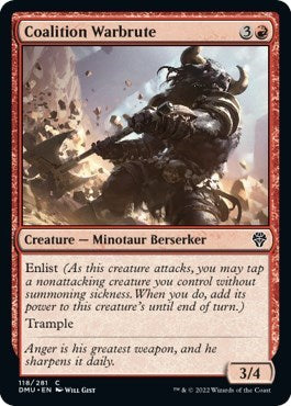 Coalition Warbrute (DMU) #118 Common Dominaria United Magic: The Gathering: 2022