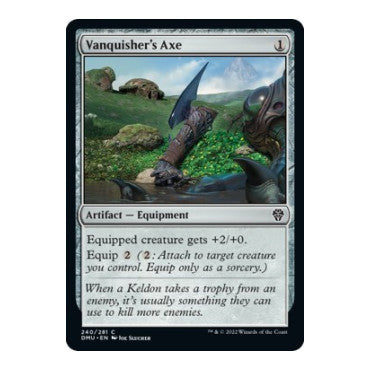 Vanquisher's Axe (DMU) #240 Common (Lightly Played) Dominaria United Magic: The Gathering: 2022