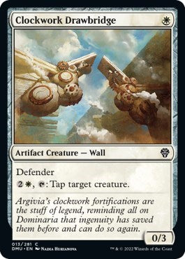 Clockwork Drawbridge (DMU) #13 Common Dominaria United Magic: The Gathering: 2022