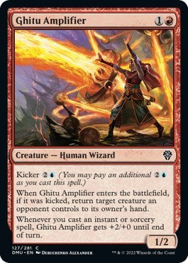Ghitu Amplifier (DMU) #127 Common (Foil Lightly Played) Dominaria United Magic: The Gathering: 2022