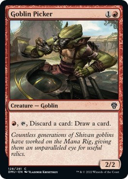 2022 Magic: Dominaria United (DMU) - Goblin Picker (#128, Common)