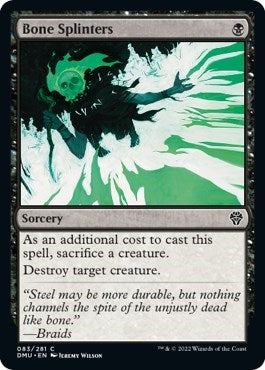 Bone Splinters (DMU) #83 Common Dominaria United Magic: 2022