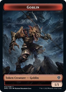 Goblin Token (DMU) #12 T (Lightly Played) Dominaria United Magic: The Gathering: 2022