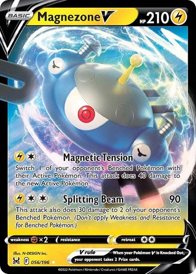 Magnezone V (SWSH11) #056/196 Ultra Rare SWSH11: Lost Origin Pokemon: 2022