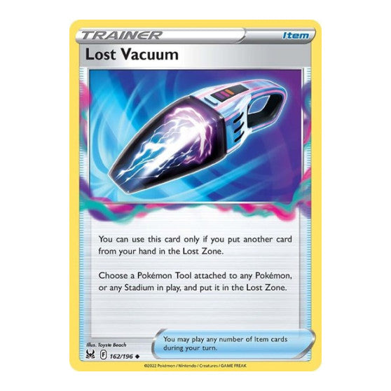 Lost Vacuum (SWSH11) #162/196 Uncommon (Reverse Holofoil Moderately Played) SWSH11: Lost Origin Pokemon: 2022