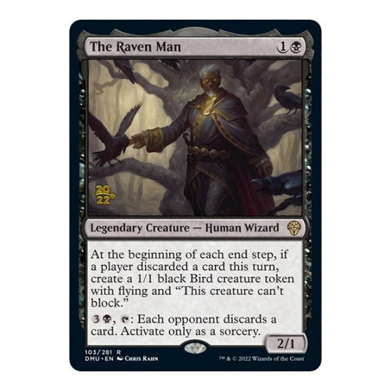 The Raven Man (PRE) #103 Rare (Foil Lightly Played) Prerelease Cards Magic: The Gathering: 2026