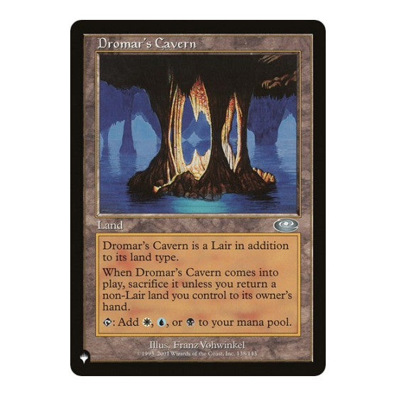 Dromar's Cavern (LIST) #138/143 Uncommon (Lightly Played) The List Reprints Magic: The Gathering: 2026