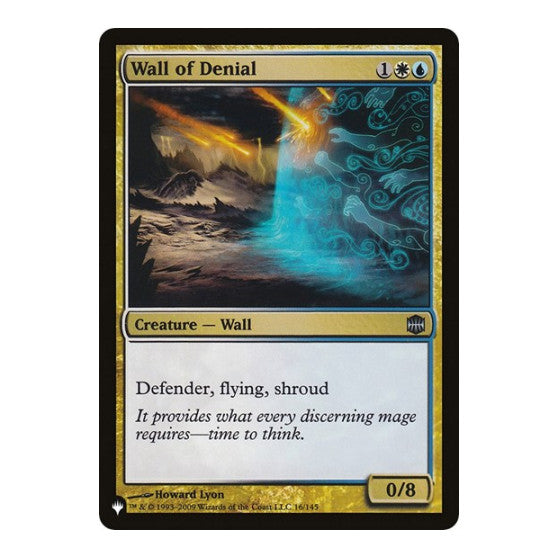 Wall of Denial (LIST) #16/145 Uncommon (Lightly Played) The List Reprints Magic: The Gathering: 2026