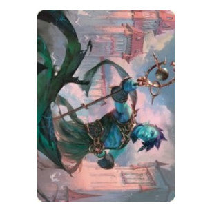 Haughty Djinn Art Card (ASDMU) #15 Special (Lightly Played) Art Series: Dominaria United Magic: The Gathering: 2022
