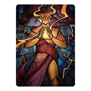 Najal, the Storm Runner Art Card (ASDMU) #74 Special (Lightly Played) Art Series: Dominaria United Magic: The Gathering: 2022