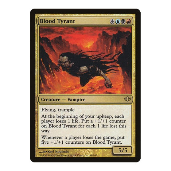 Blood Tyrant (CON) #99 Rare (Foil Lightly Played) Conflux Magic: The Gathering: 2009