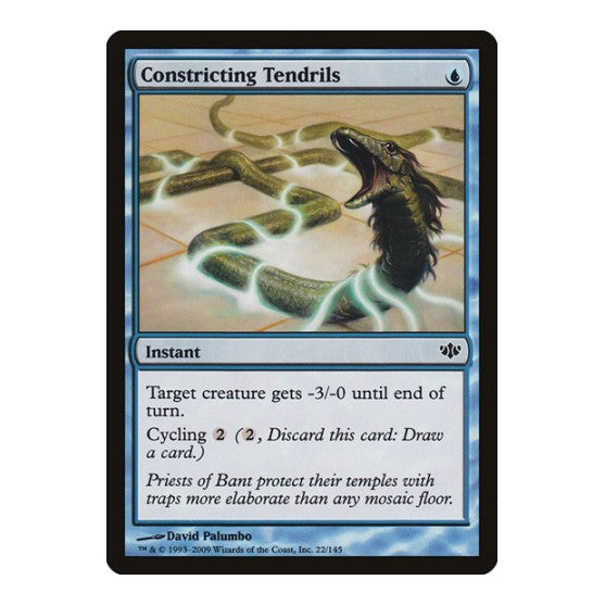Constricting Tendrils (CON) #22 Common (Lightly Played) Conflux Magic: The Gathering: 2009