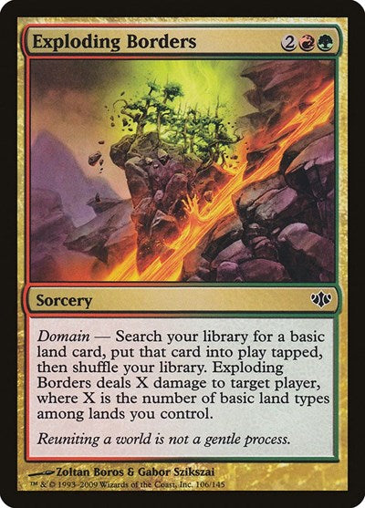 Exploding Borders (CON) #106 Common (Lightly Played) Conflux Magic: The Gathering: 2009