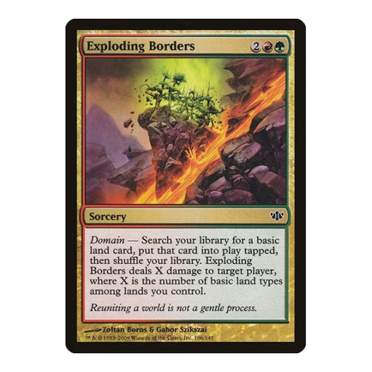 Exploding Borders (CON) #106 Common (Lightly Played) Conflux Magic: The Gathering: 2009