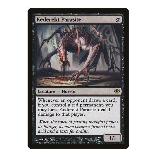 Kederekt Parasite (CON) #48 Rare (Moderately Played) Conflux Magic: The Gathering: 2009
