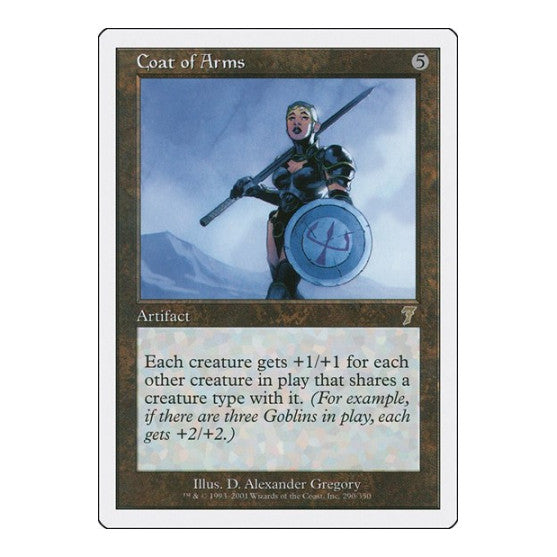 Coat of Arms (7ED) #290 Rare (Near Mint) 7th Edition Magic: The Gathering: 2001