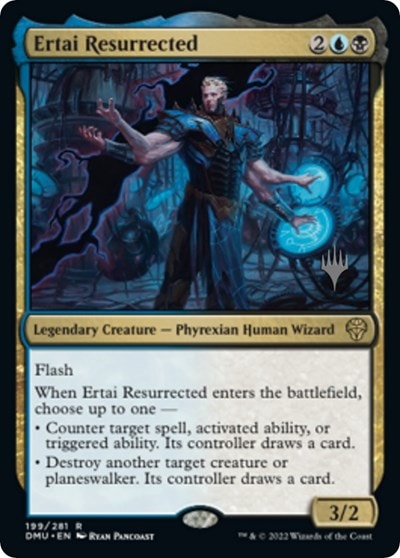 Ertai Resurrected (PPDMU) #199 Rare (Near Mint) Promo Pack: Dominaria United Magic: The Gathering: 2022