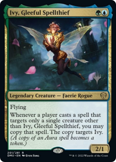 Ivy Gleeful Spellthief (PPDMU) #201p Rare (Lightly Played) Promo Pack: Dominaria United Magic: The Gathering: 2022