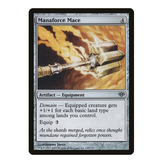 Manaforce Mace (CON) #139 Uncommon (Lightly Played) Conflux Magic: The Gathering: 2009