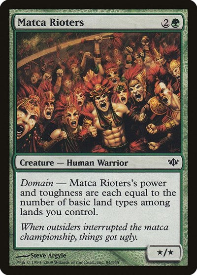 Matca Rioters (CON) #84 Common (Foil Lightly Played) Conflux Magic: The Gathering: 2009