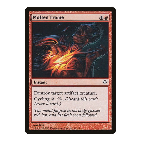 Molten Frame (CON) #69 Common (Lightly Played) Conflux Magic: The Gathering: 2009