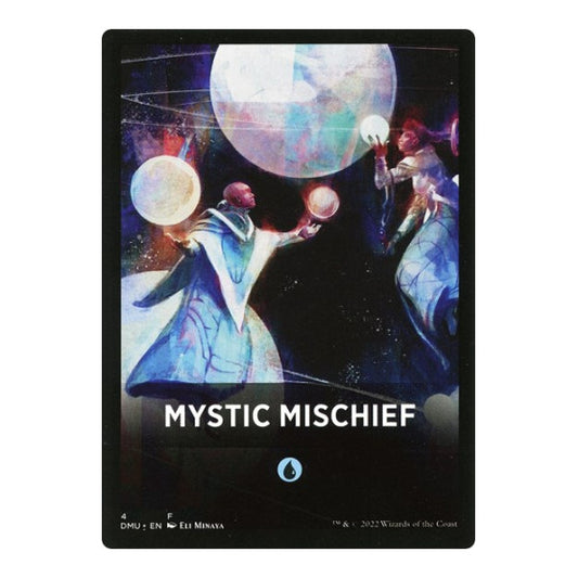 Mystic Mischief Theme Card (DMU) #4 T Dominaria United Magic: The Gathering: 2022