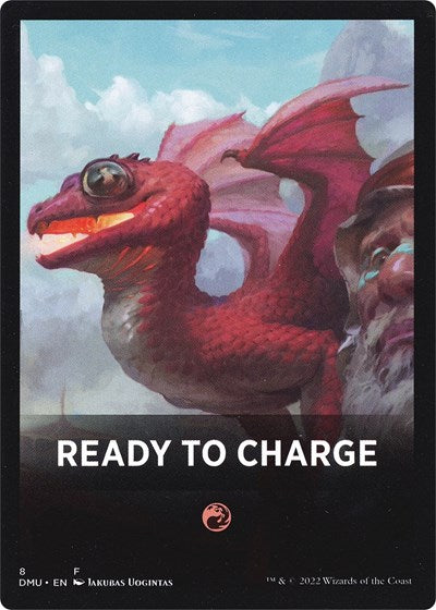 Ready to Charge Theme Card (DMU) #8 T Dominaria United Magic: The Gathering: 2022