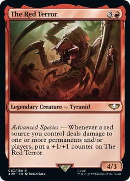 The Red Terror (40K) #83 Rare (Lightly Played) Universes Beyond: Warhammer 40,000 Magic: The Gathering: 2022