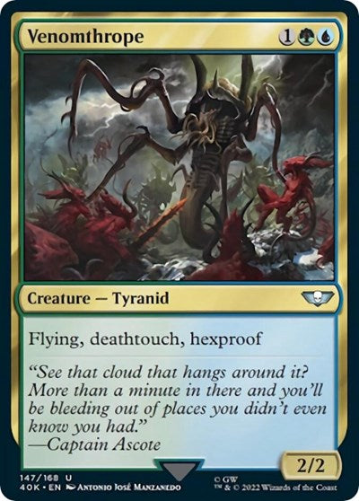 Venomthrope (40K) #147 Uncommon (Lightly Played) Universes Beyond: Warhammer 40,000 Magic: The Gathering: 2022
