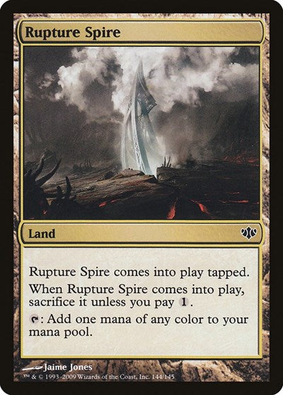 Rupture Spire (CON) #144 Common (Lightly Played) Conflux Magic: 2009