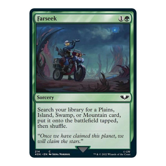 Farseek (40K) #214 Common (Lightly Played) Universes Beyond: Warhammer 40,000 Magic: The Gathering: 2022