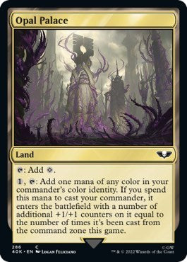 Opal Palace (40K) #286 Common (Lightly Played) Universes Beyond: Warhammer 40,000 Magic: The Gathering: 2022