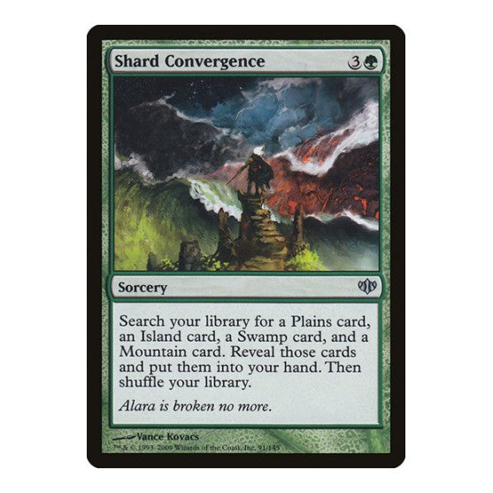 Shard Convergence (CON) #91 Uncommon (Moderately Played) Conflux Magic: The Gathering: 2009