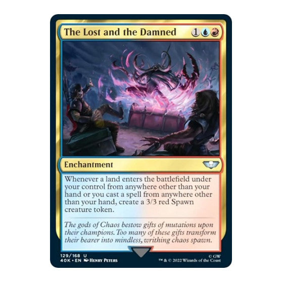 The Lost and the Damned (40K) #129 Uncommon (Lightly Played) Universes Beyond: Warhammer 40,000 Magic: The Gathering: 2022