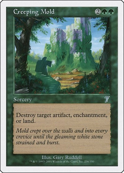 Creeping Mold (7ED) #236★ Uncommon (Heavily Played) 7th Edition Magic: The Gathering: 2001