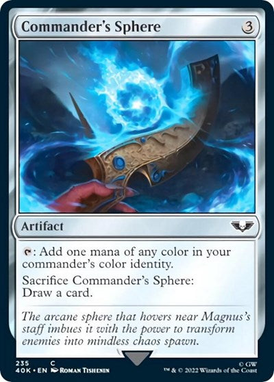 Commanders Sphere 235 (40K) #235 Common (Lightly Played) Universes Beyond: Warhammer 40,000 Magic: The Gathering: 2022
